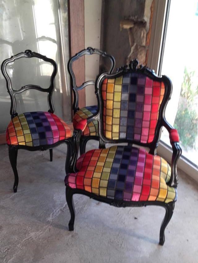 Chaise de type voltaire faite par un artisan Fabrice Limbour en vendee
