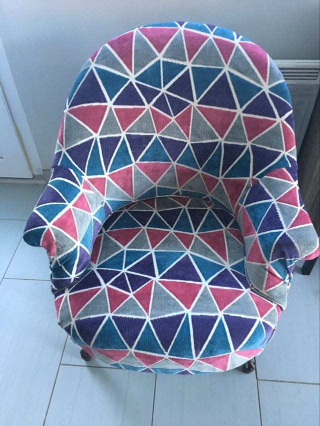 fauteuil fini artisan tapissier