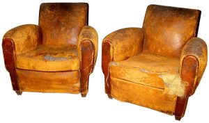 fauteuil club avant rénovation