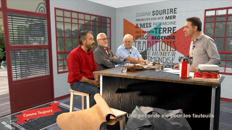 Fabrice Limbour, artisan tapissier, invité de l'émission Comme Toujours sur TV Vendée